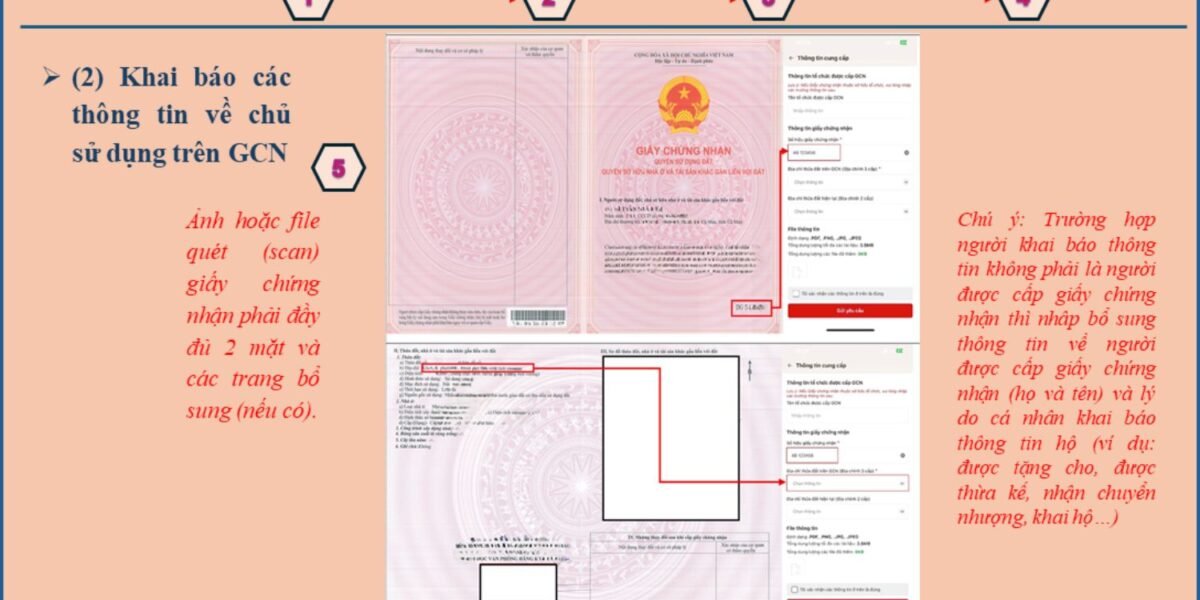 Hướng dẫn khai báo Giấy chứng nhận quyền sử dụng đất trên ứng dụng VNeID